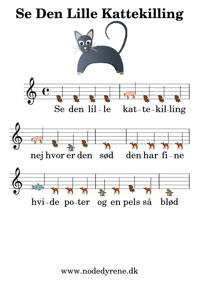 Få Picket Peer Se Den Lille Kattekilling – Nodedyrene