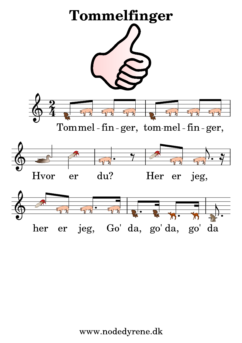 Nodeark til Tommelfinger